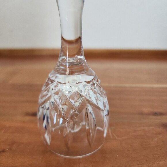 Tyrone Lead Crystal Miniature Bell 4" blown glass handcut Ireland signed - Picture 5 of 14